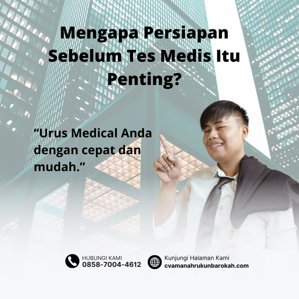 Mengapa Persiapan Sebelum Tes Medis Itu Penting (1) Mengapa persiapan sebelum tes medis itu penting (1)