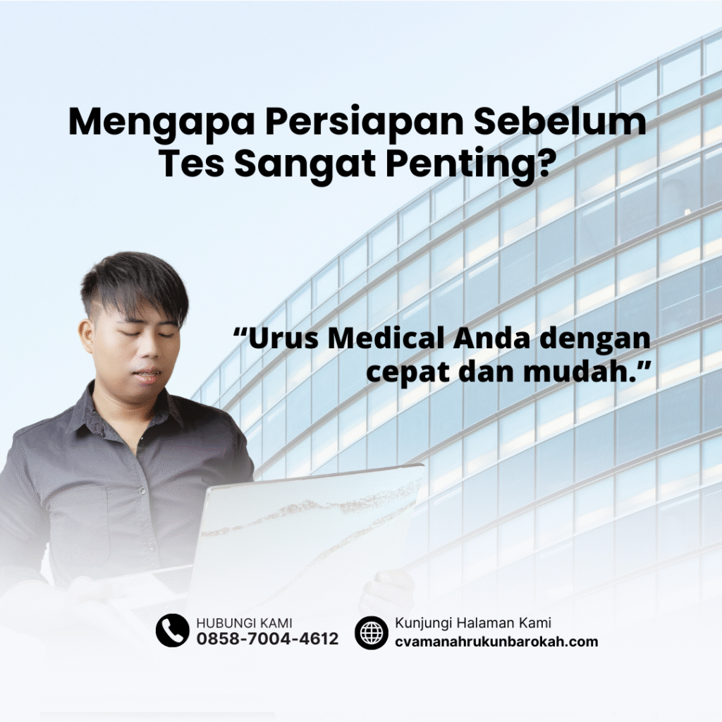 Mengapa persiapan sebelum tes sangat penting