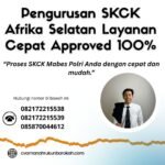 Pengurusan skck afrika selatan layanan cepat approved 100%