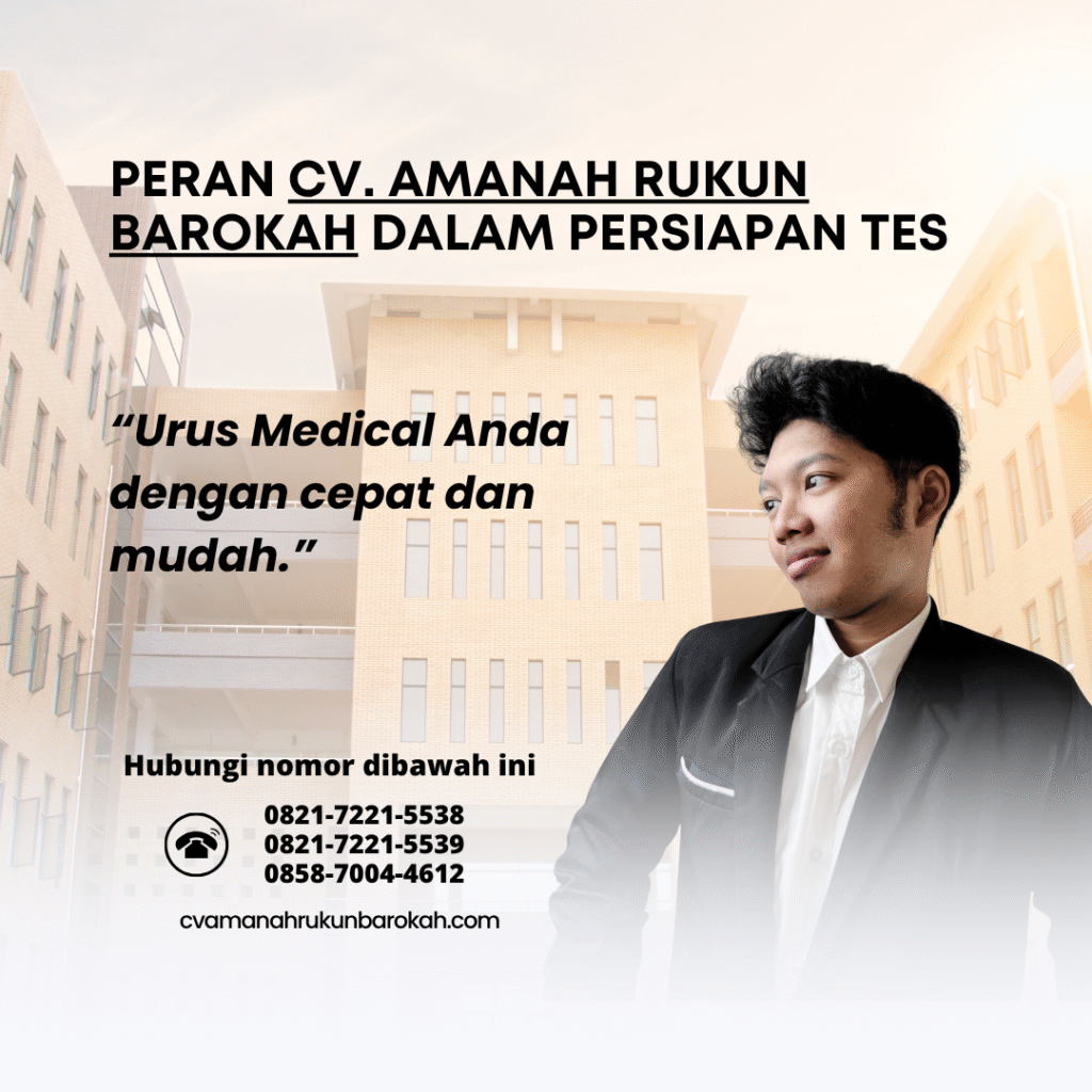 Peran CV. Amanah Rukun Barokah dalam Persiapan Tes Peran cv. amanah rukun barokah dalam persiapan tes