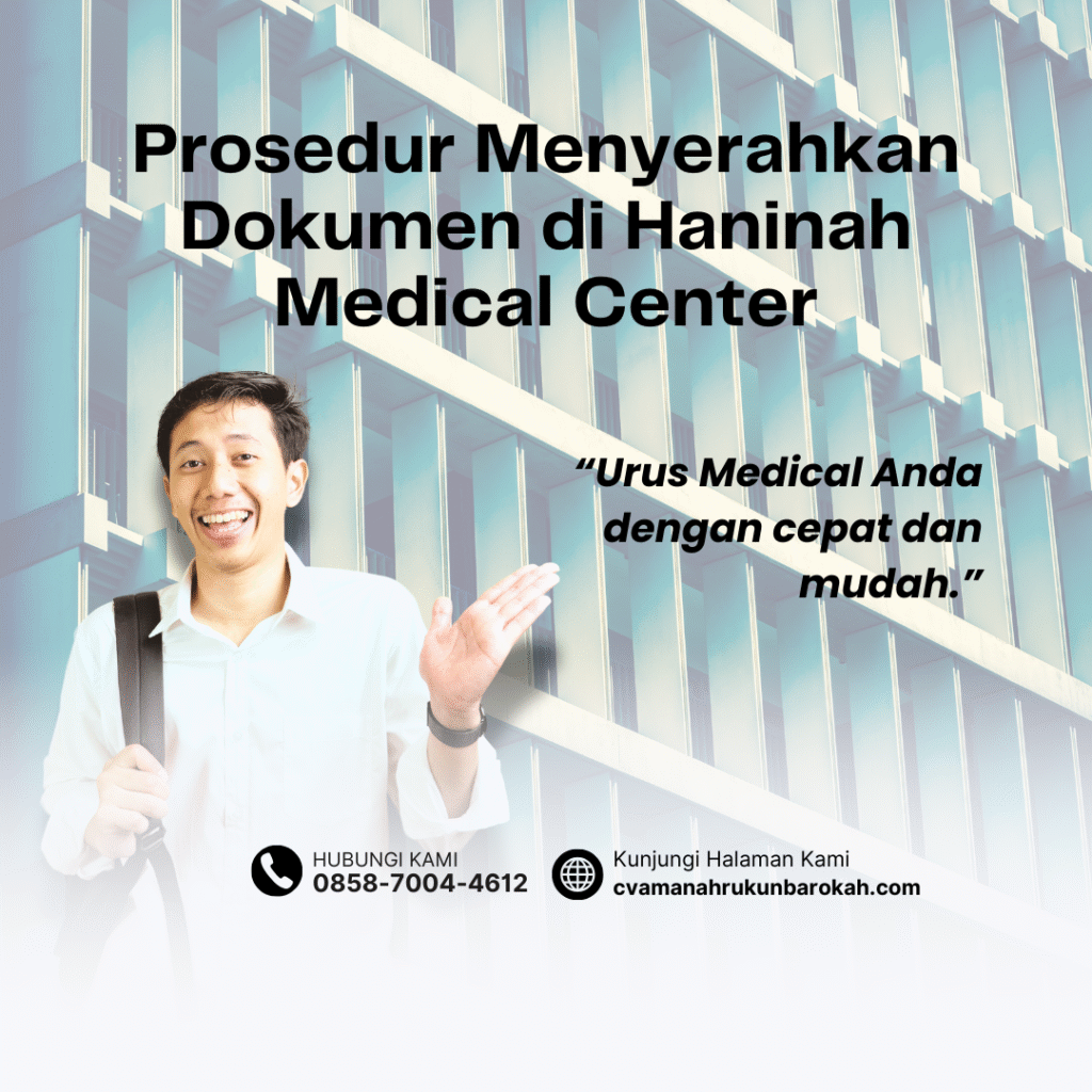Prosedur menyerahkan dokumen di haninah medical center