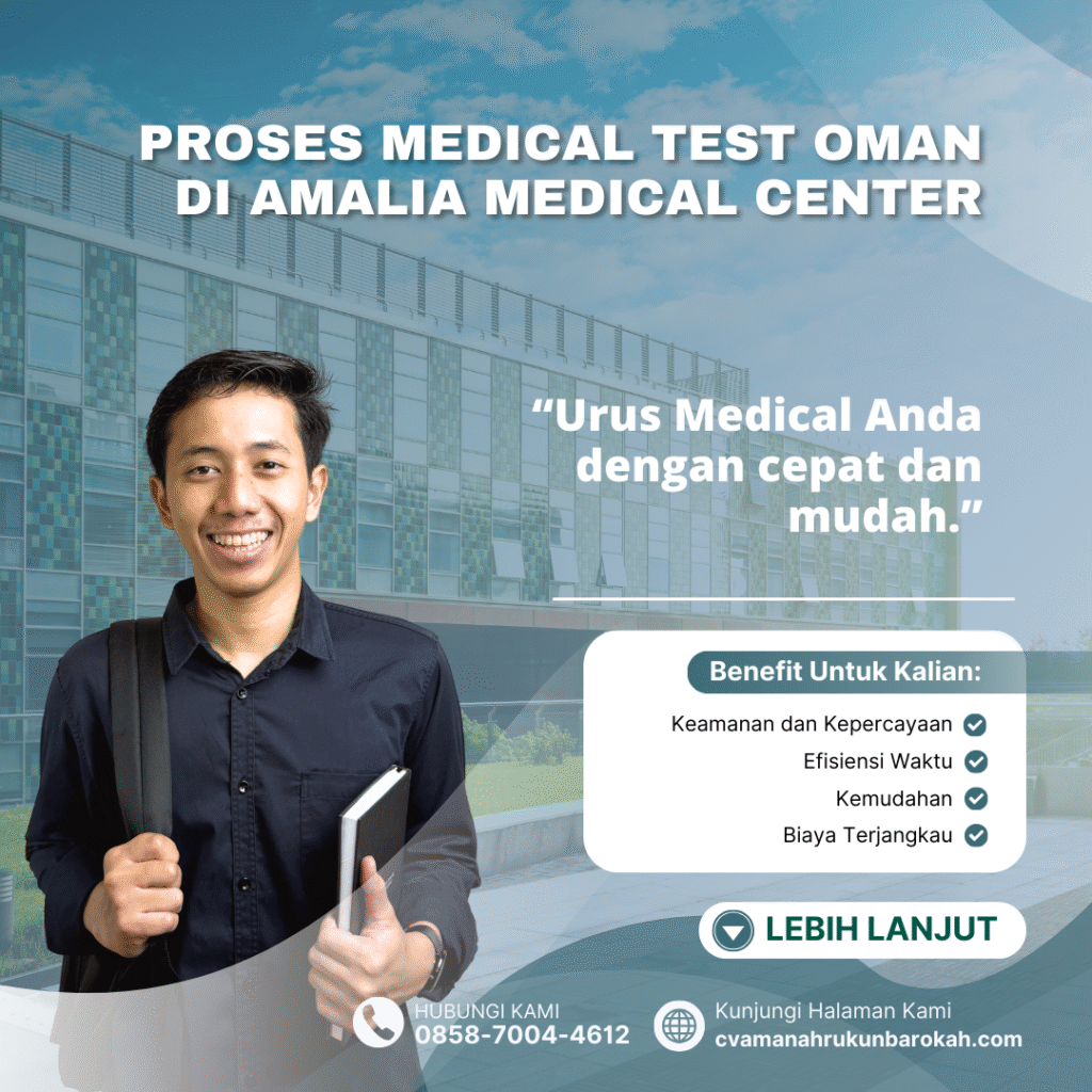 Proses medical test oman di amalia medical center
