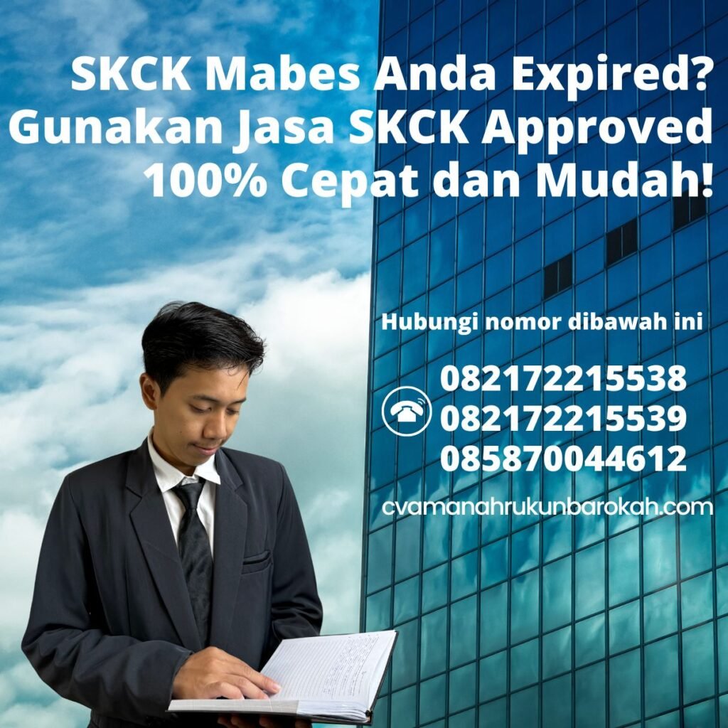 Skck mabes anda expired gunakan jasa skck approved 100% cepat dan mudah!