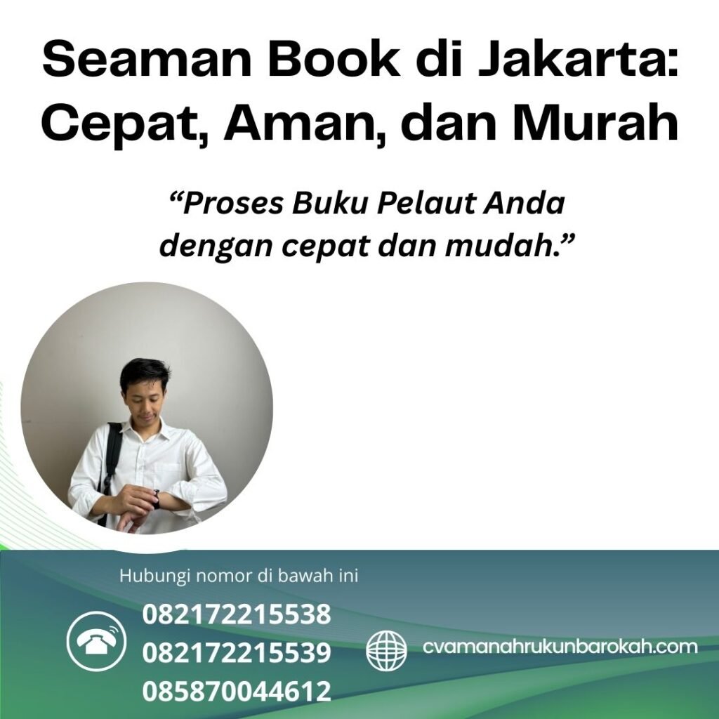 Seaman book di jakarta cepat, aman, dan murah