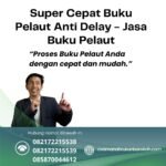 Super cepat buku pelaut anti delay jasa buku pelaut