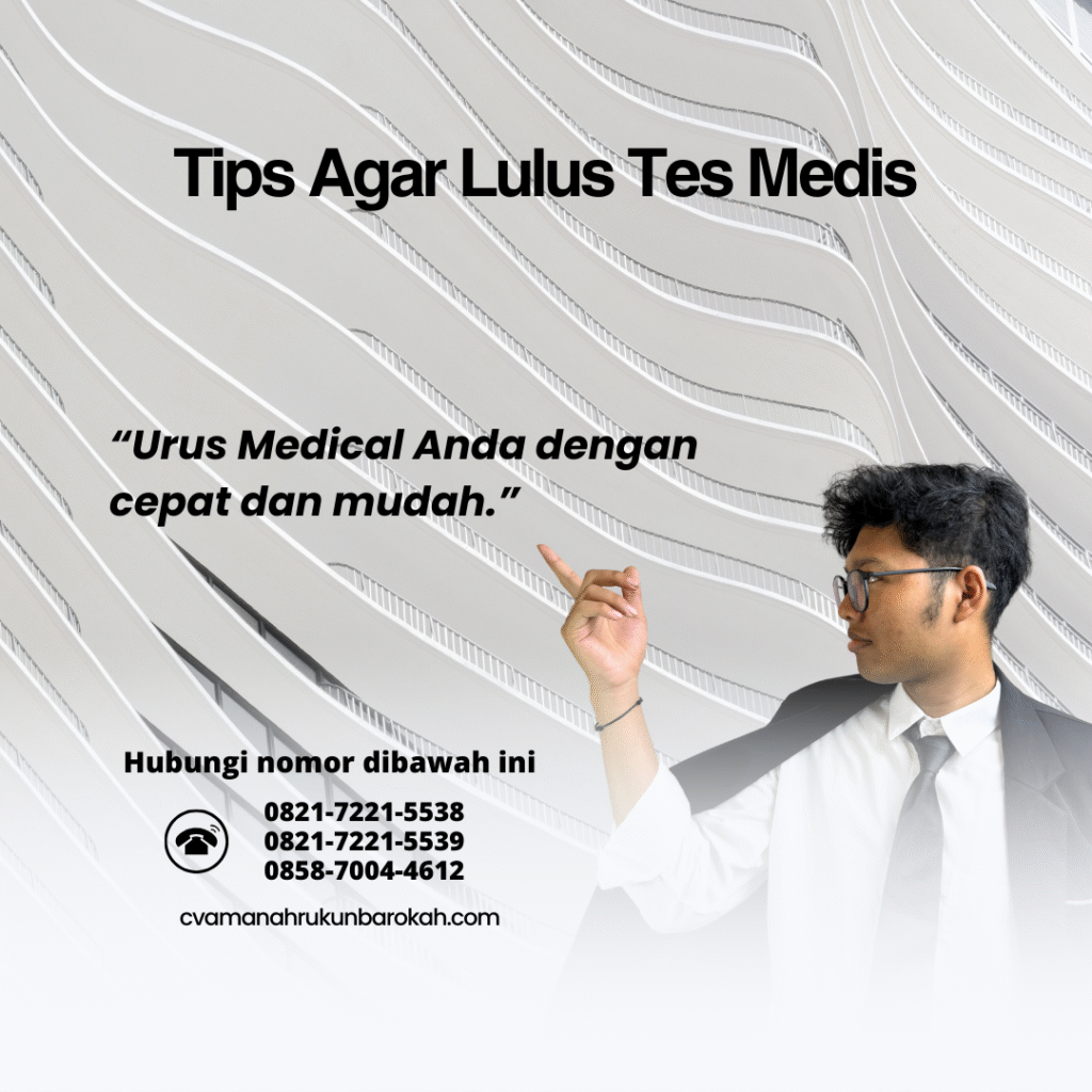 Tips Agar Lulus Tes Medis Tips agar lulus tes medis