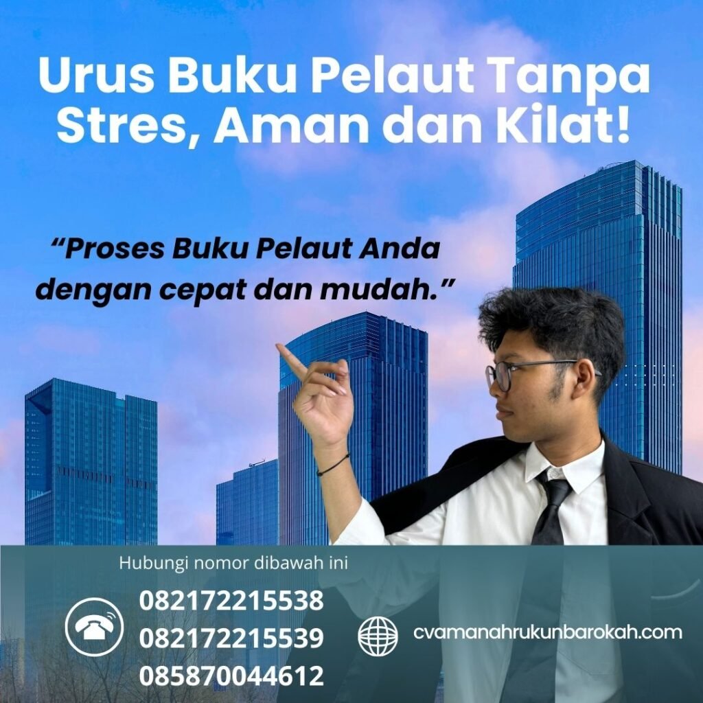 Urus buku pelaut tanpa stres, aman dan kilat! (1)