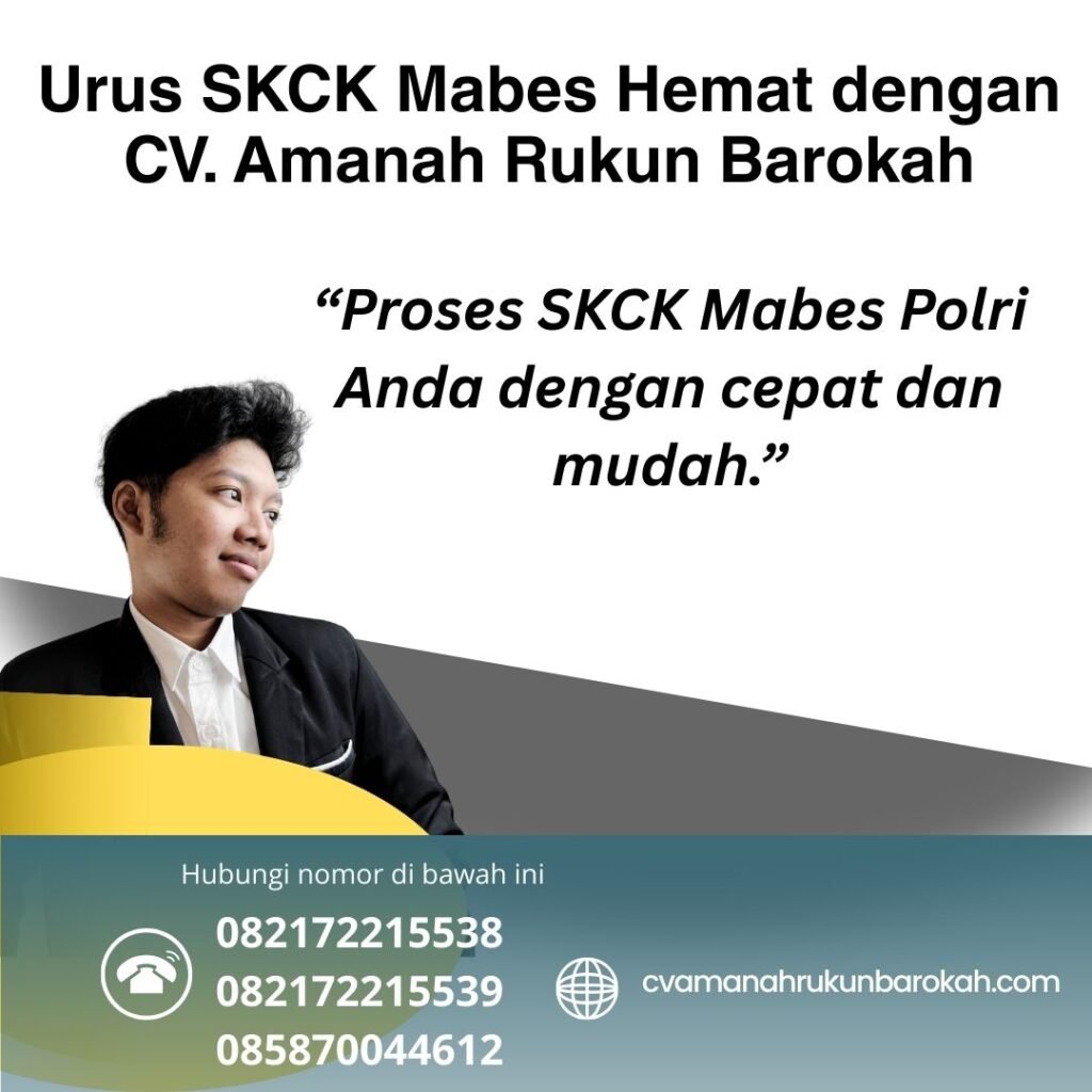 Urus skck mabes hemat dengan cv. amanah rukun barokah (1)