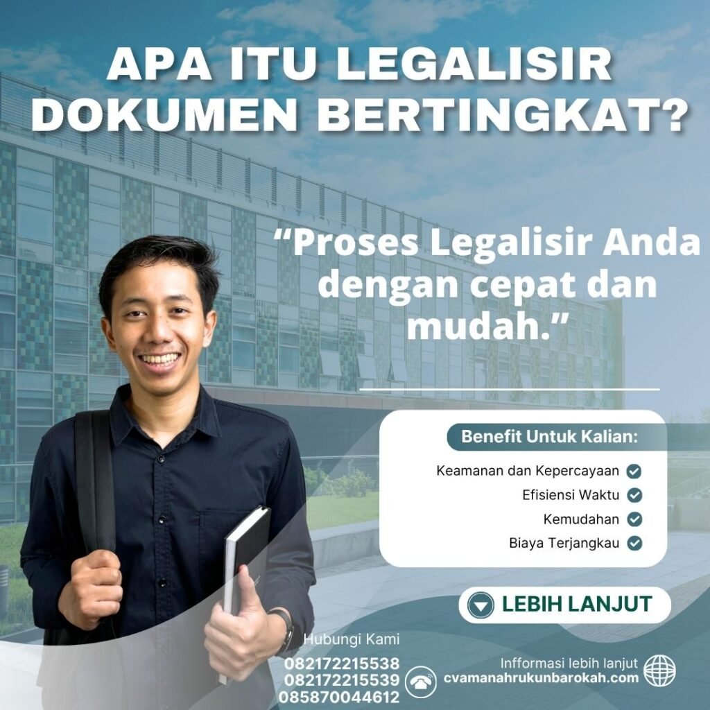Apa itu legalisir dokumen bertingkat