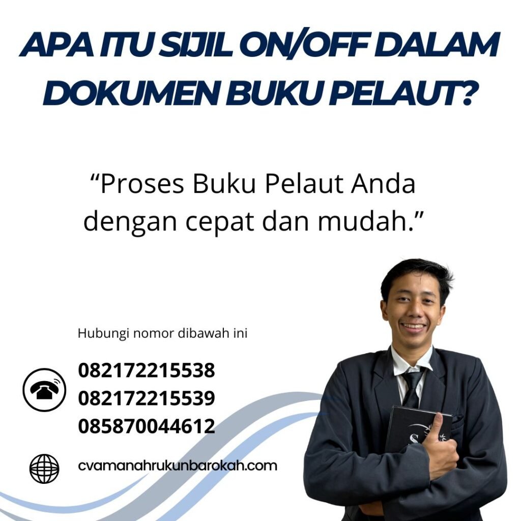 Apa itu sijil onoff dalam dokumen buku pelaut (1)