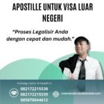 Apostille untuk visa luar negeri