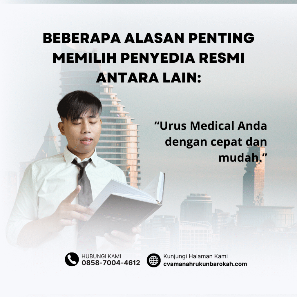 Beberapa alasan penting memilih penyedia resmi antara lain Beberapa alasan penting memilih penyedia resmi antara lain