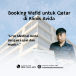 Booking wafid untuk qatar di klinik avida