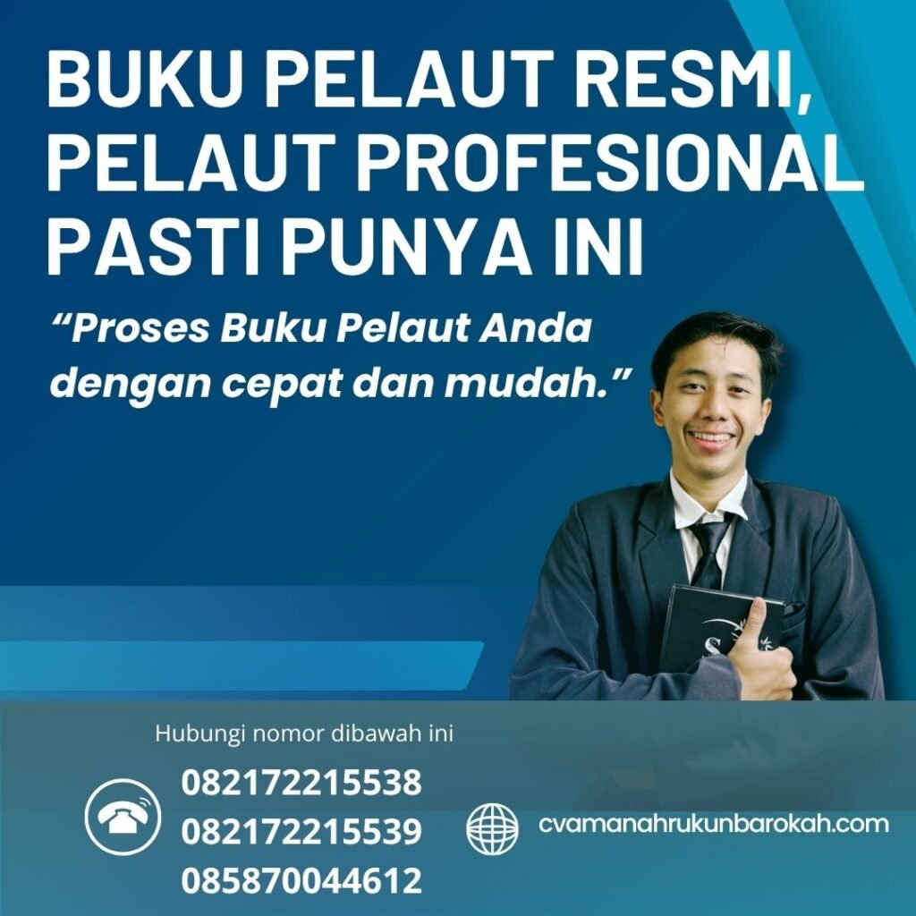 Buku pelaut resmi, pelaut profesional pasti punya ini (1)