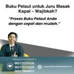 Buku pelaut untuk juru masak kapal – wajibkah