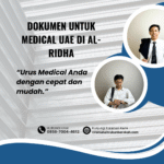 Dokumen untuk medical uae di al ridha