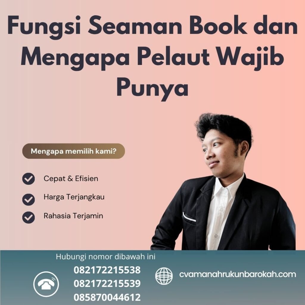 Fungsi seaman book dan mengapa pelaut wajib punya (1)
