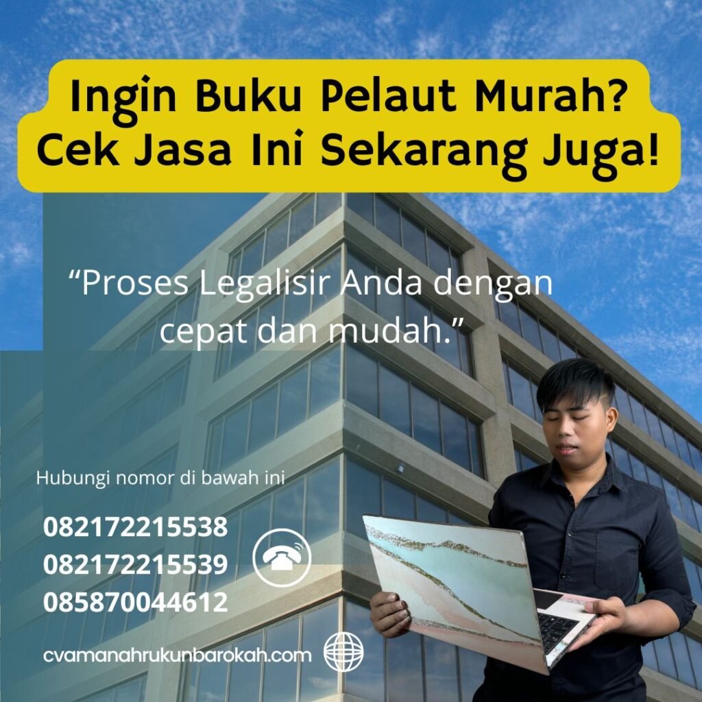 Ingin Buku Pelaut Murah Cek Jasa Ini Sekarang Juga! (1) Ingin buku pelaut murah cek jasa ini sekarang juga! (1)