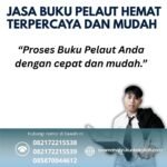 Jasa buku pelaut hemat terpercaya dan mudah