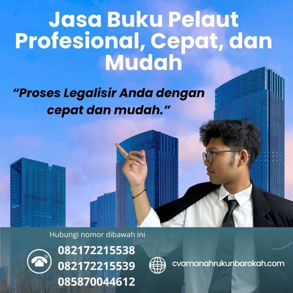 Jasa Buku Pelaut Profesional, Cepat, dan Mudah Jasa buku pelaut profesional, cepat, dan mudah