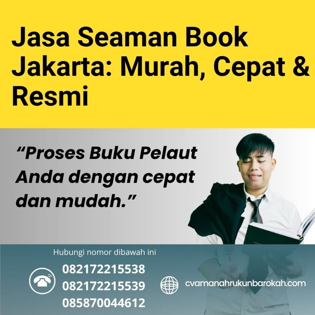 Jasa Seaman Book Jakarta Murah, Cepat & Resmi (1) Jasa seaman book jakarta murah, cepat & resmi (1)