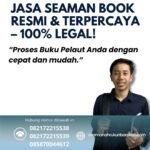 Jasa seaman book resmi & terpercaya – 100% legal!