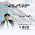 Kesalahan saat menjalani medical di zamzam