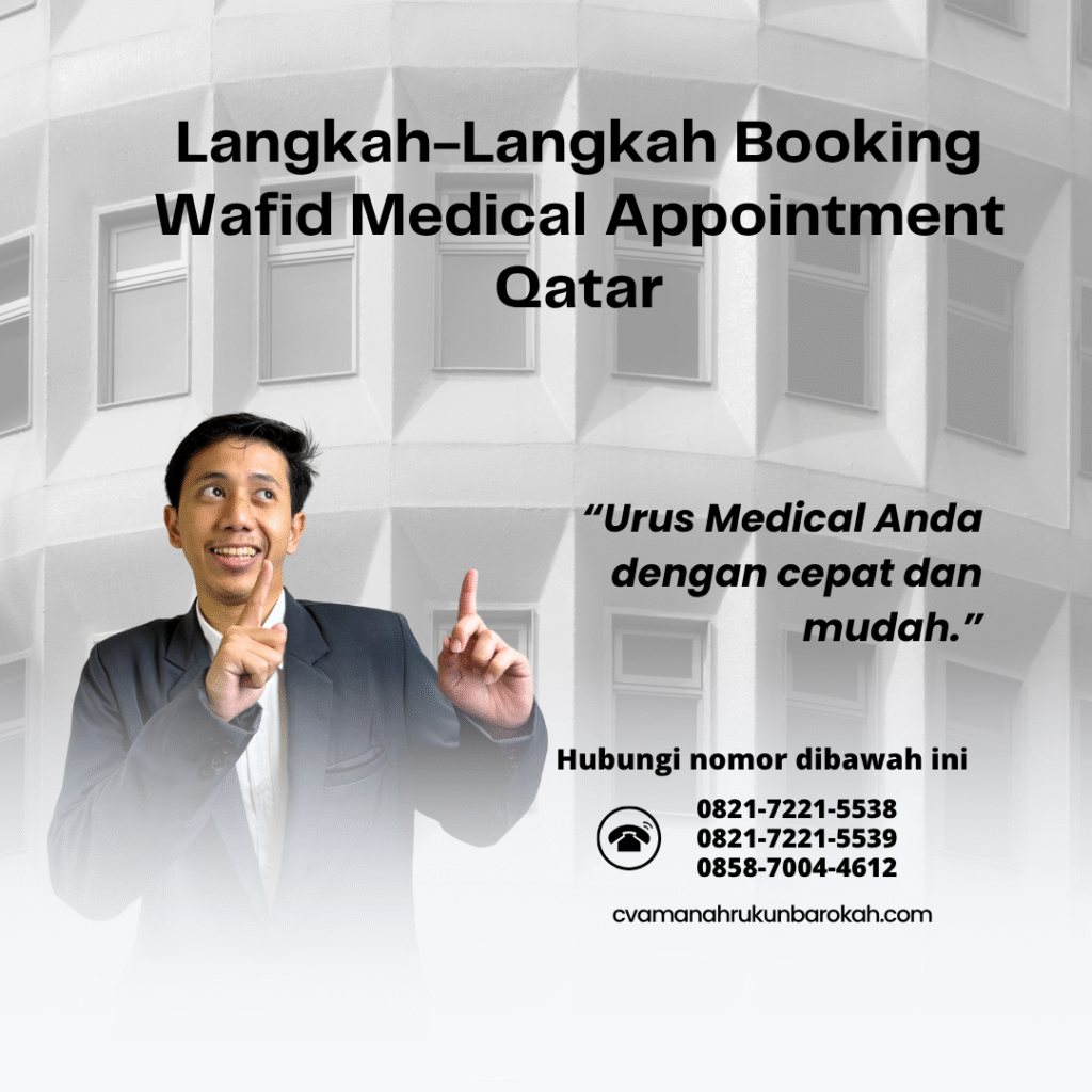 Langkah-Langkah Booking Wafid Medical Appointment Qatar Langkah langkah booking wafid medical appointment qatar