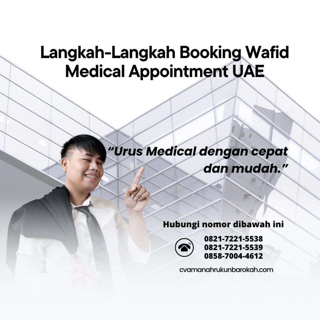 Langkah-Langkah Booking Wafid Medical Appointment UAE Langkah langkah booking wafid medical appointment uae