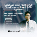 Legalisasi surat nikah untuk visa keluarga kuwait 99% approved