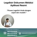 Legalisir dokumen melalui aplikasi resmi