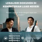 Legalisir dokumen di kementerian luar negeri