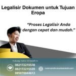 Legalisir dokumen untuk tujuan eropa