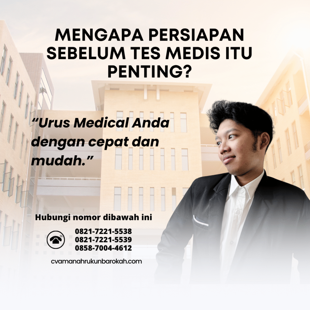 Mengapa Persiapan Sebelum Tes Medis Itu Penting (1) Mengapa persiapan sebelum tes medis itu penting (1)