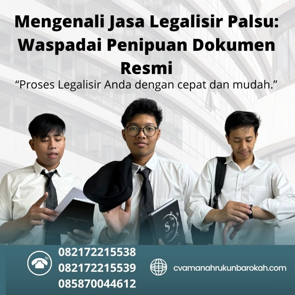 Mengenali jasa legalisir palsu waspadai penipuan dokumen resmi