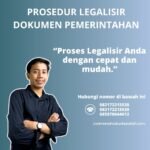 Prosedur legalisir dokumen pemerintahan