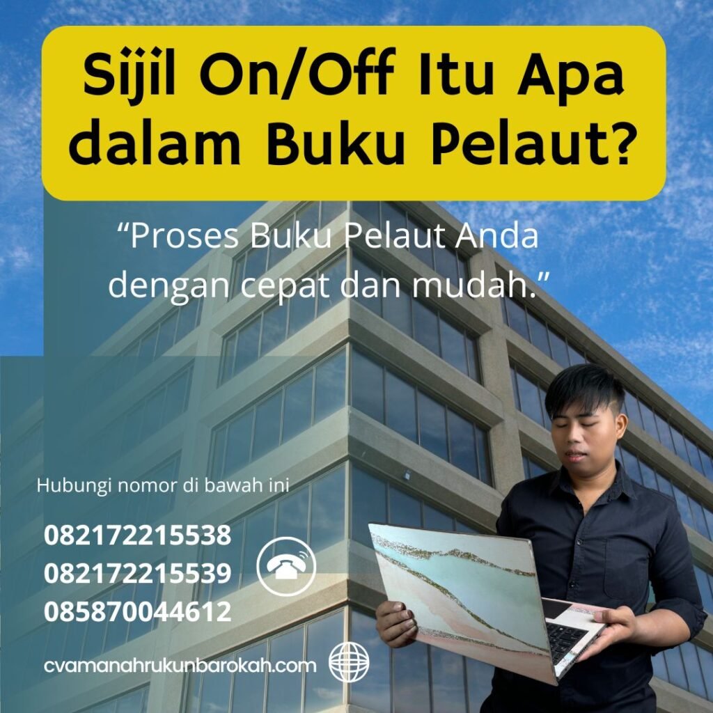 Sijil onoff itu apa dalam buku pelaut
