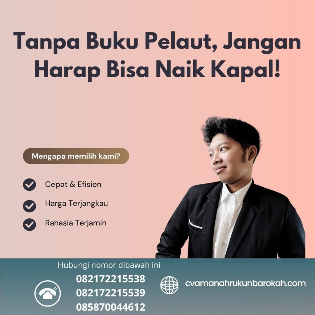 Tanpa buku pelaut, jangan harap bisa naik kapal! (1)