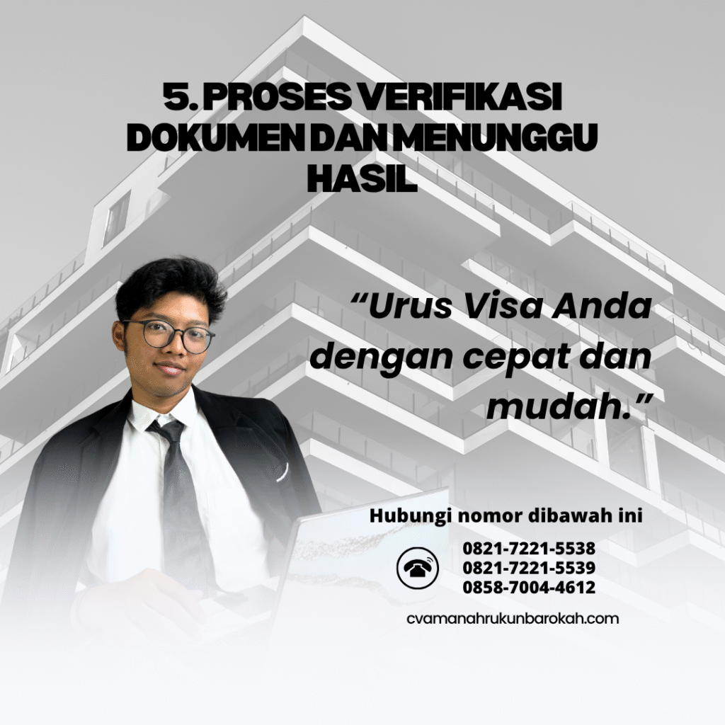5. Proses Verifikasi Dokumen dan Menunggu Hasil