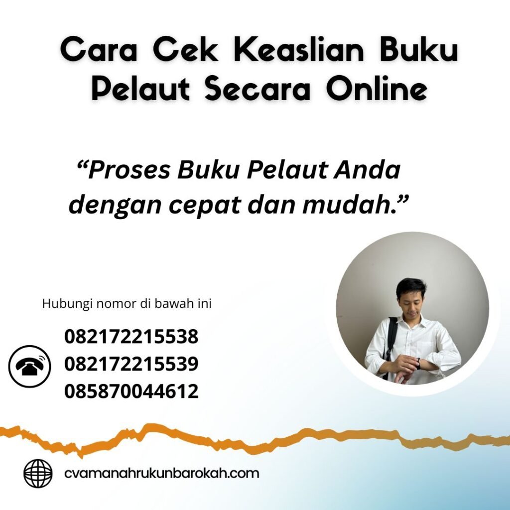 Cara Cek Keaslian Buku Pelaut Secara Online (1)
