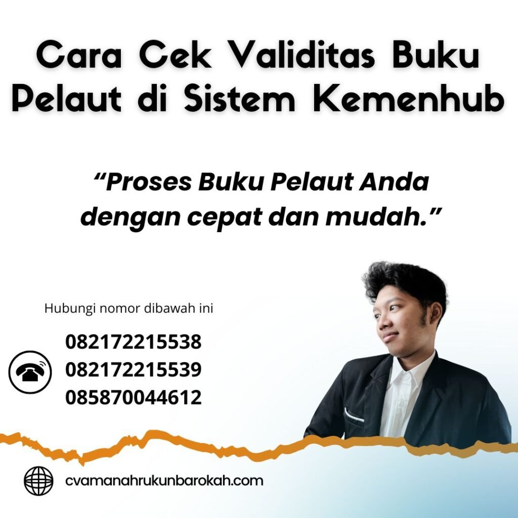 Cara cek validitas buku pelaut di sistem kemenhub (1)