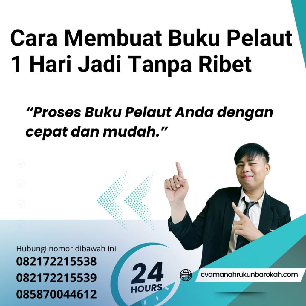 Cara membuat buku pelaut 1 hari jadi tanpa ribet (1)