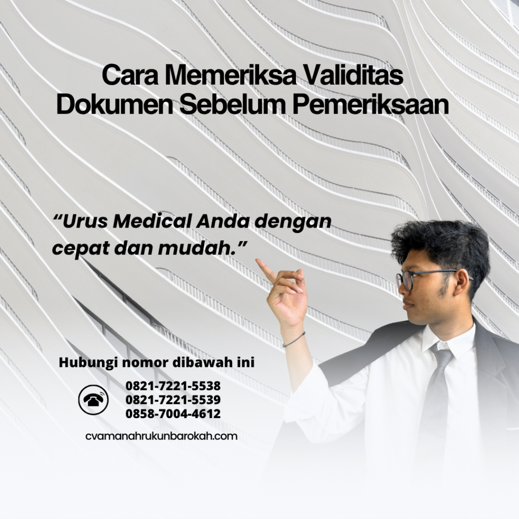 Cara Memeriksa Validitas Dokumen Sebelum Pemeriksaan Cara Memeriksa Validitas Dokumen Sebelum Pemeriksaan