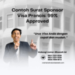 Contoh Surat Sponsor Visa Prancis 99% Approved