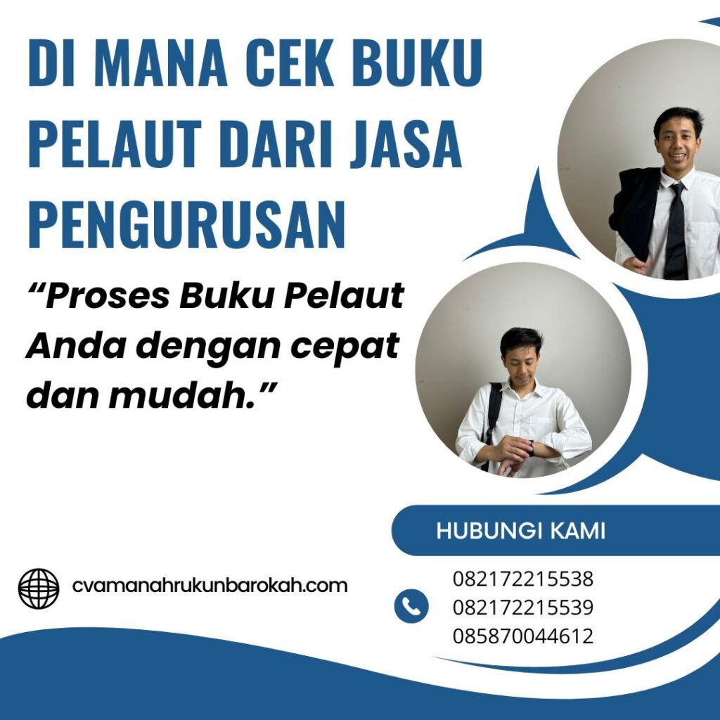 Di mana Cek Buku Pelaut dari Jasa Pengurusan