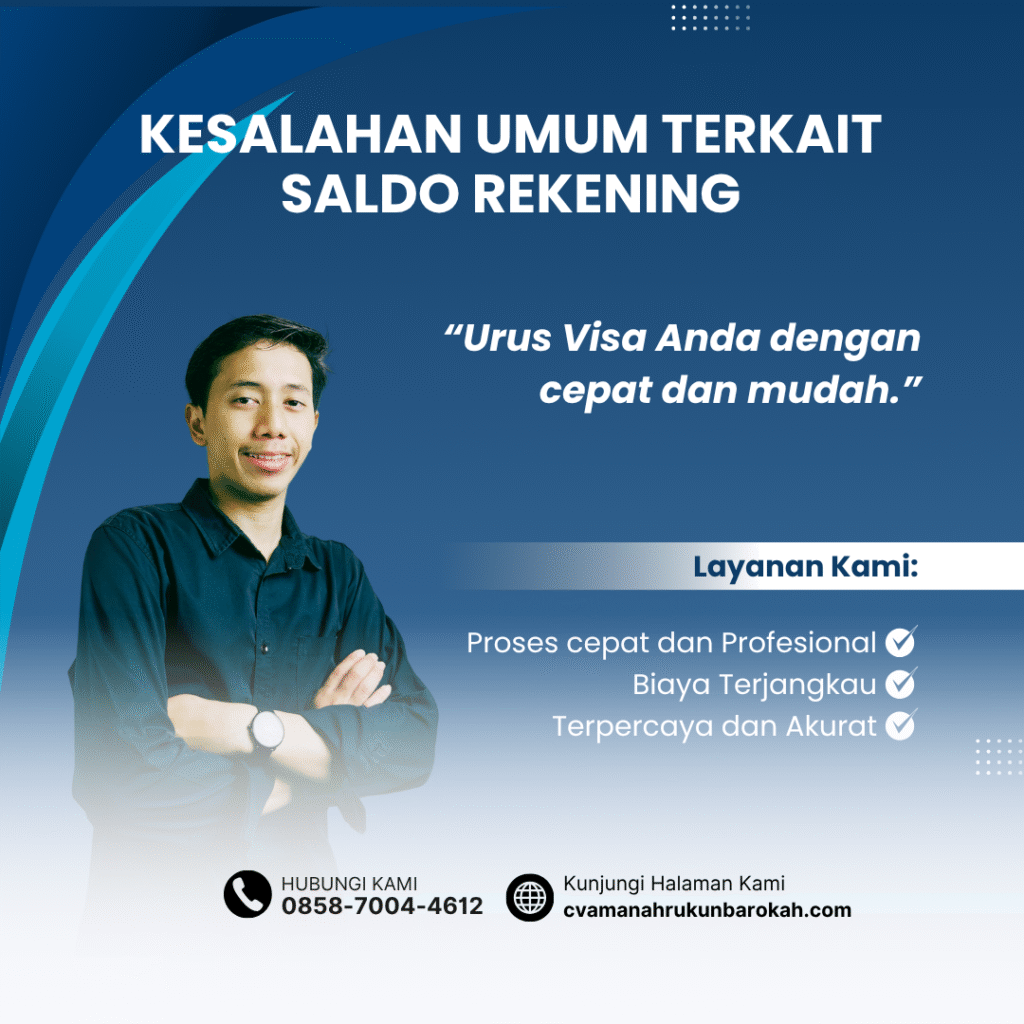 Kesalahan Umum Terkait Saldo Rekening
