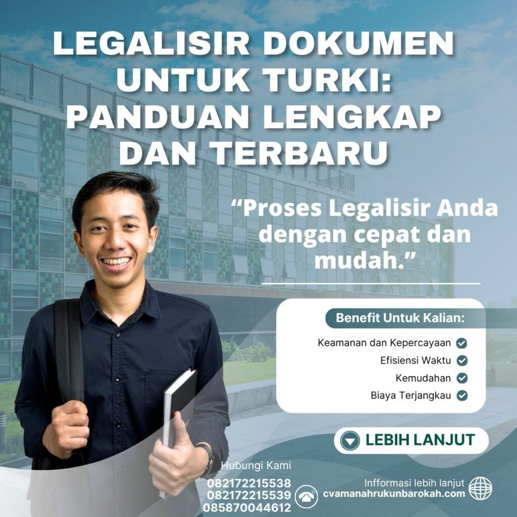 Legalisir Dokumen untuk Turki Panduan Lengkap dan Terbaru