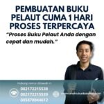 Pembuatan buku pelaut cuma 1 hari proses terpercaya