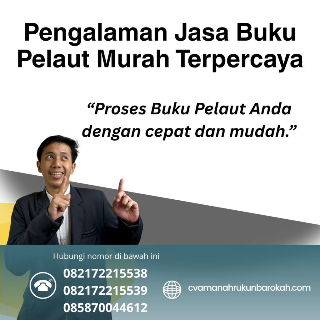 Pengalaman Jasa Buku Pelaut Murah Terpercaya (1)