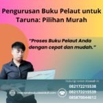 Pengurusan Buku Pelaut untuk Taruna Pilihan Murah